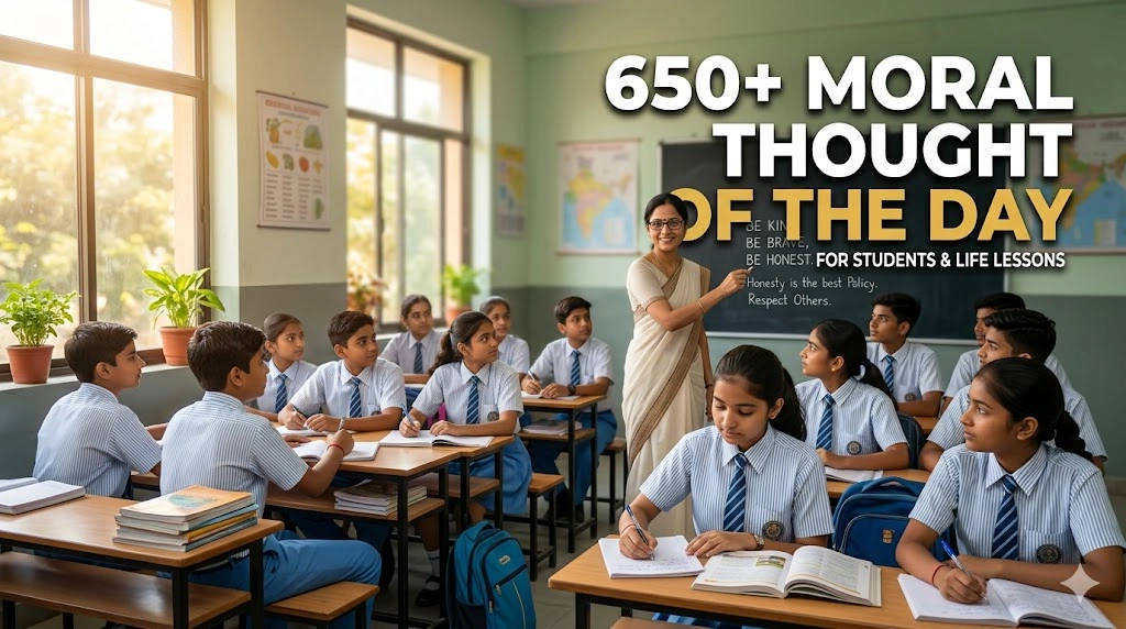 650+ Moral Thought of the Day for Students and Life Lessons