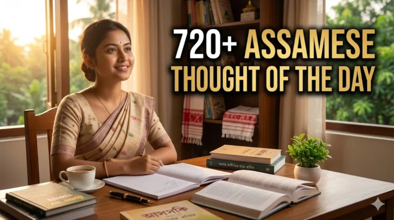 720+ Assamese Thought of the Day for Daily Motivation