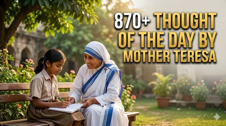 870+Thought of the Day by Mother Teresa | Positive Life Wisdom
