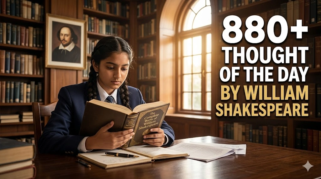 {880+} Thought of the Day by William Shakespeare for Students