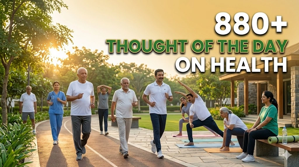 880+ Thought of the Day on Health for Wellness & Fitness