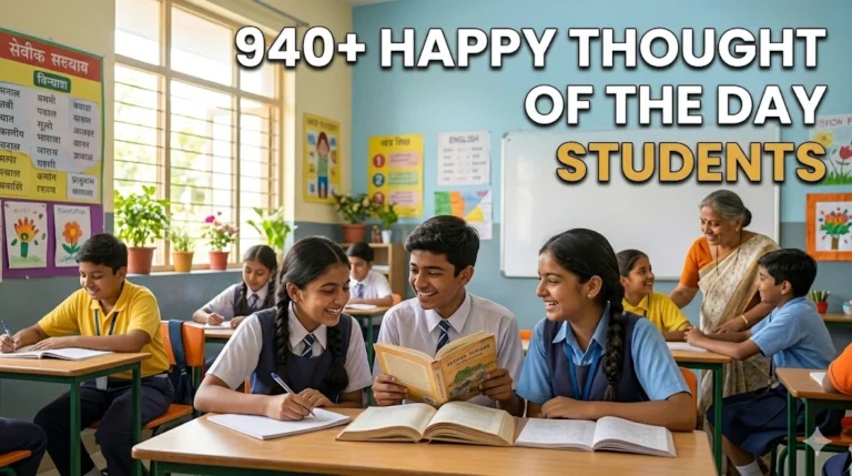 [940+] Happy Thought of the Day for Students & Positive Thinking